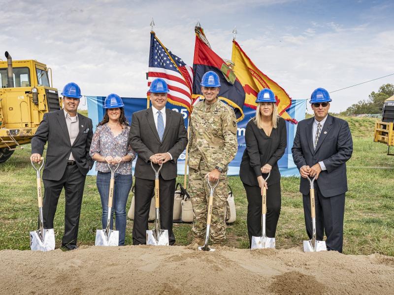 Fort Riley ground breaking ceremony