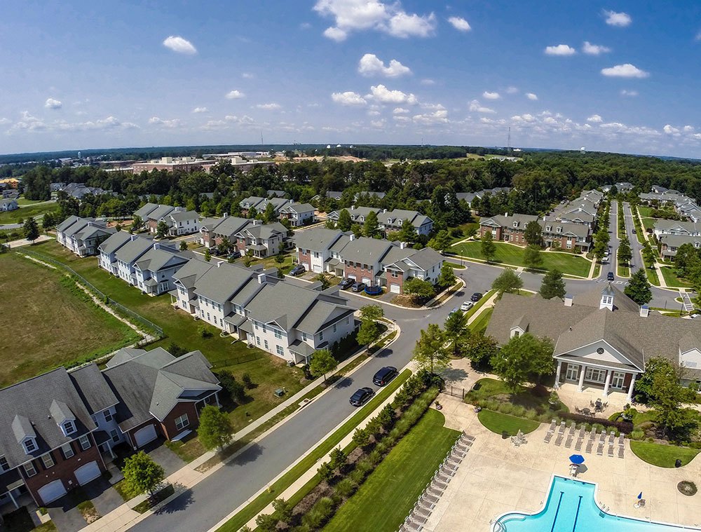 Aerial View of the Reece Crossing neighborhood