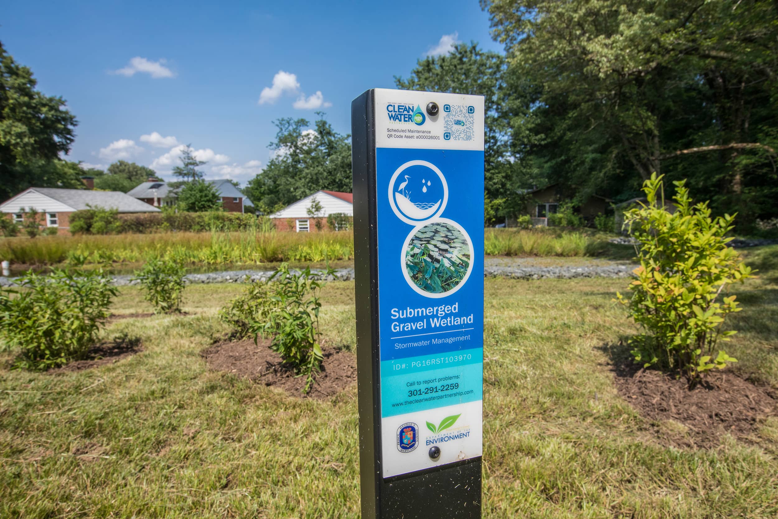 Poster with information on the Clean Water Partnership