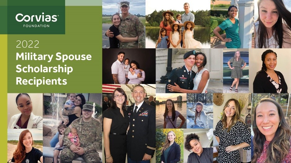 Corvias Foundation announced the 18 recipients of the 2022 military spouse scholarship. Each recipient will receive a one-time award that will support them in their pursuit of a higher education degree.