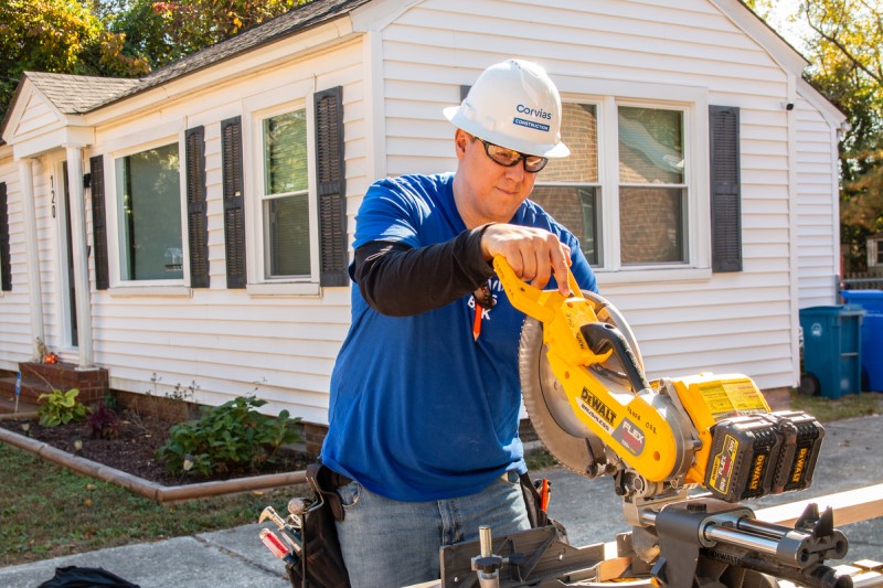 Employee Using Power Tools