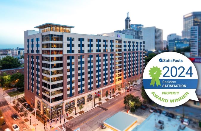 Corvias Property Management was awarded the SatisFacts “Community Award for 2024” for delivering exceptional student housing services at nine Institutions.