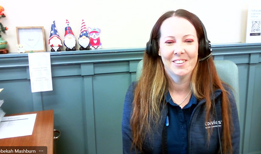 Corvias’ Rebekah Mashburn found a way forward when a soldier faced a sudden setback.