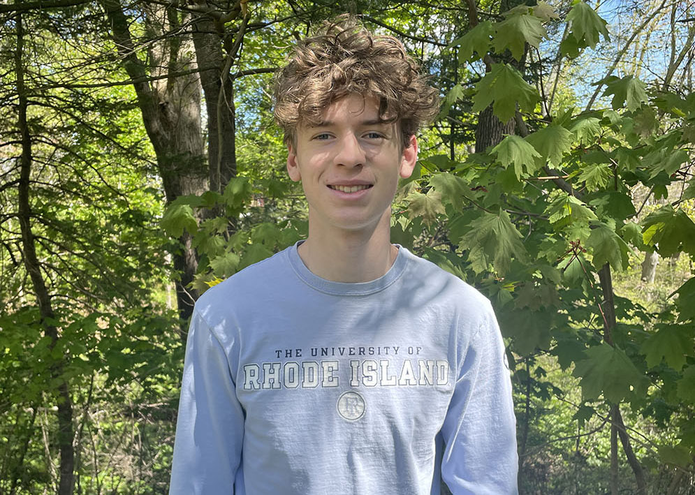 University of Rhode Island bound, Declan Faherty, will major in finance.