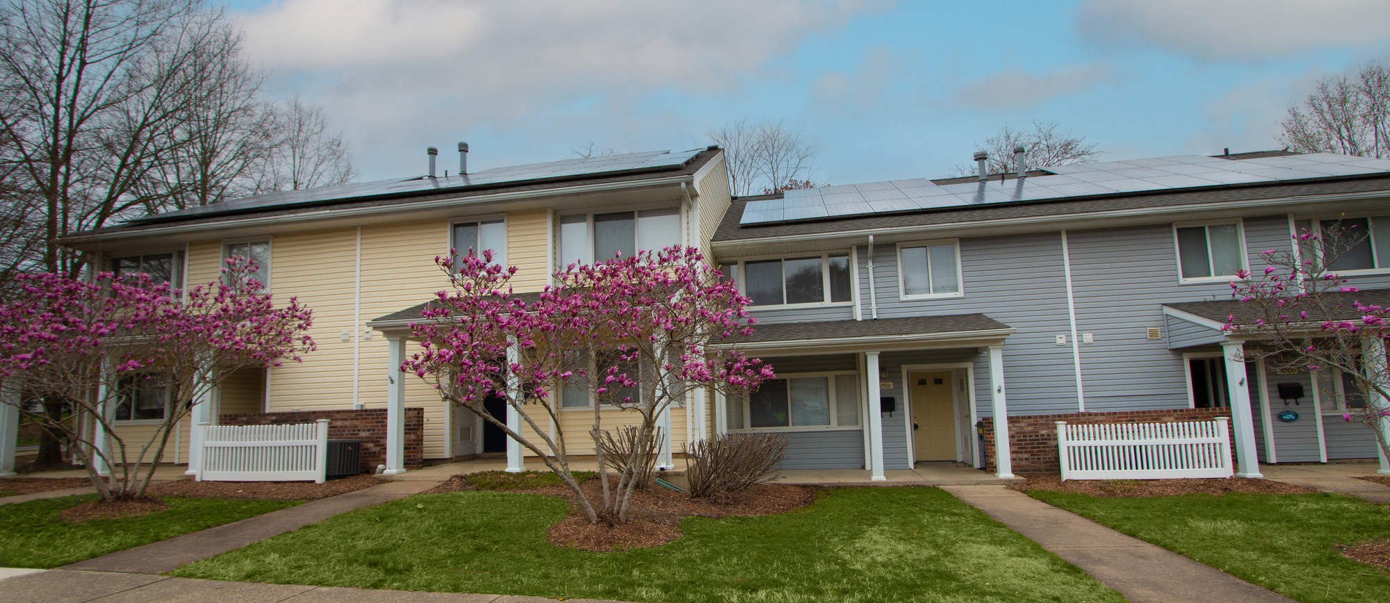 Spring is in the air at Fort Meade, and these newly renovated townhomes will soon welcome service members and their families. 