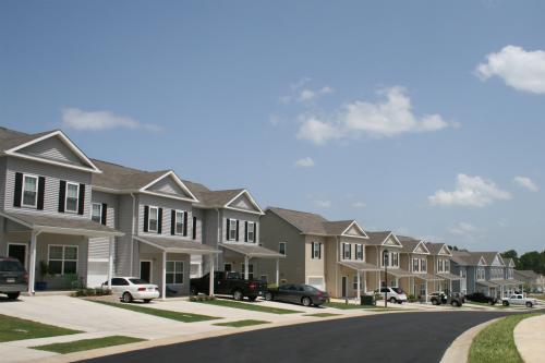 Fort Johnson homes provide on-base convenience for over 8,000 residents.