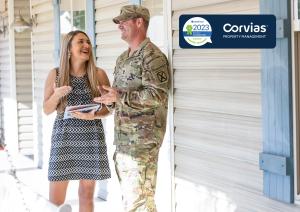 Corvias Property Management emphasizes customer service and resident satisfaction throughout their entire military portfolio, which includes seven military installations in six states.