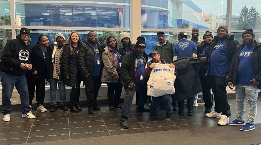 Corvias team members donated hundreds of needed items for veterans at the John D. Dingell VA Medical Center in Detroit.