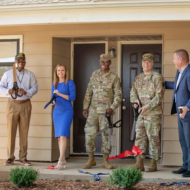 Corvias team completes building homes at Fort Sill