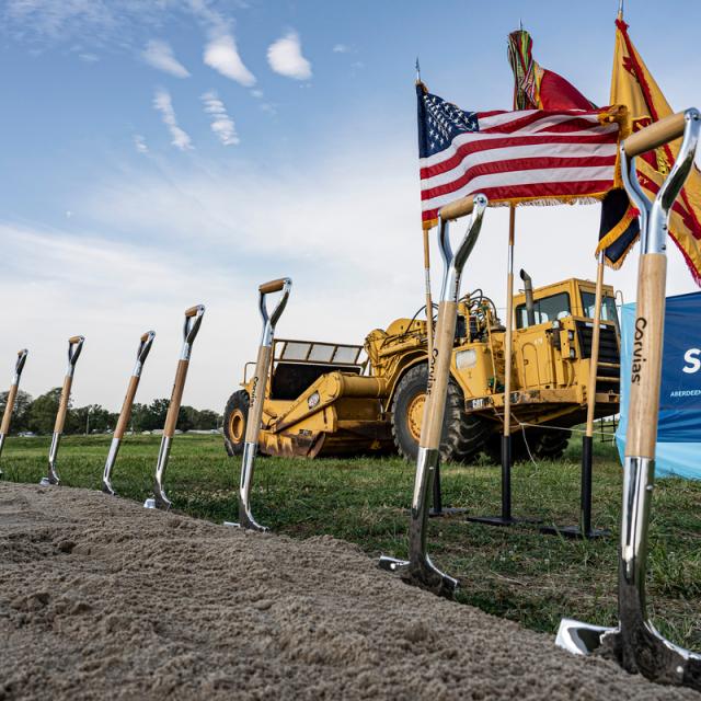Groundbreaking at Fort Riley