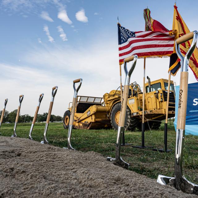 Groundbreaking at Fort Riley