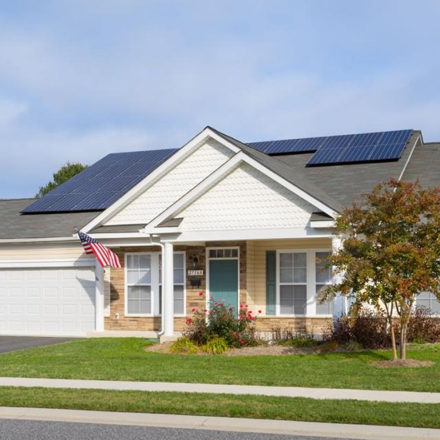 Front of a home at Aberdeen Proving Ground