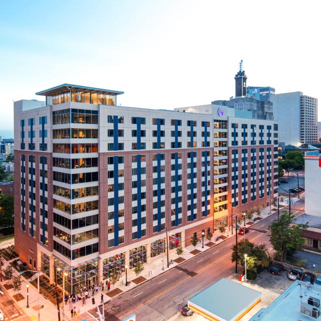 GSU apartment building exterior