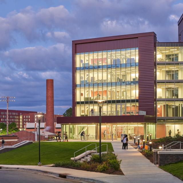 Exterior of an NCCU residence hall