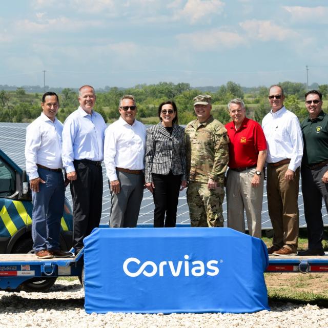 Honorable Rachel Jacobson Tours Fort Riley Solar Array