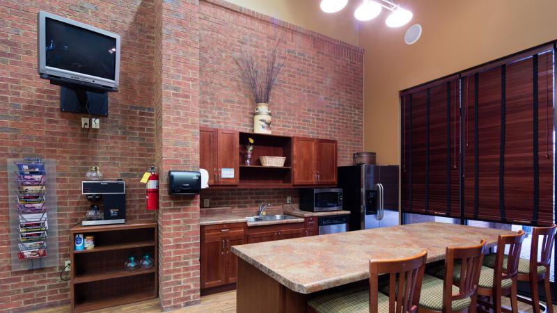Common kitchen area