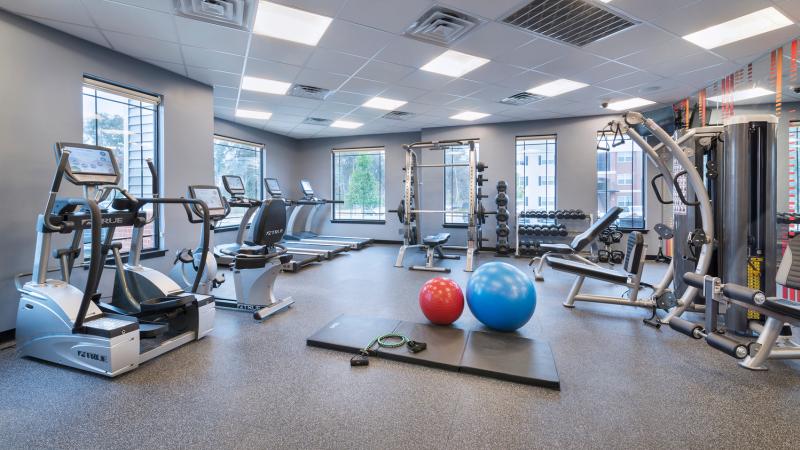 Fitness center at ACOM