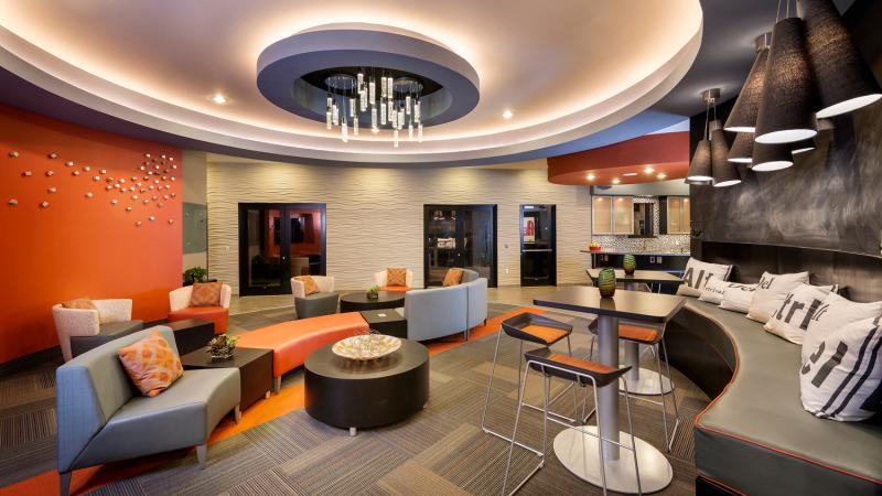 Common area in clubhouse at ACOM