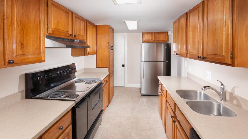Kitchen with appliances