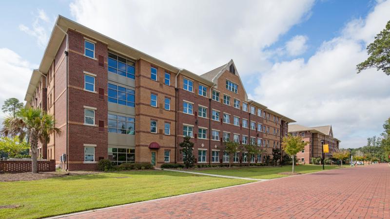 Exterior of a residence hall