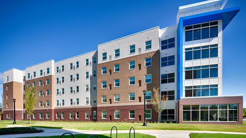Exterior of the undergraduate residence hall