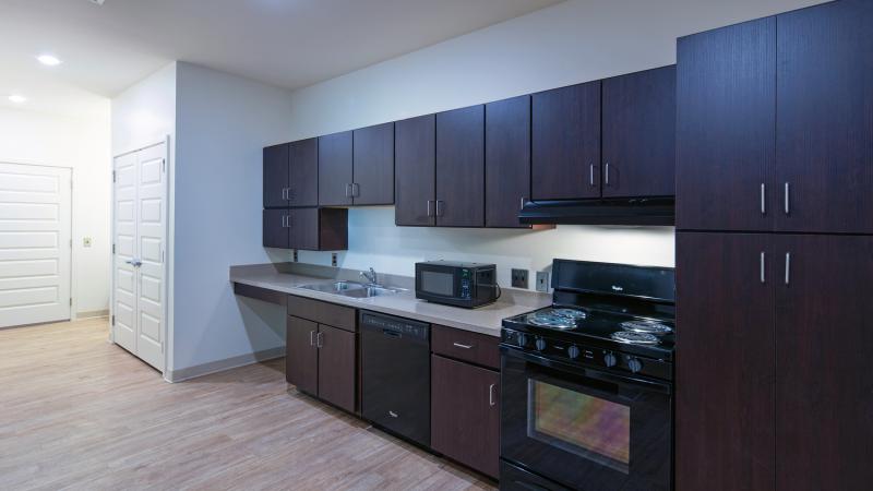Kitchen in bedroom suite