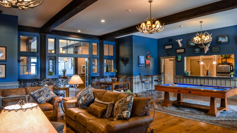 Living room at a Community Center