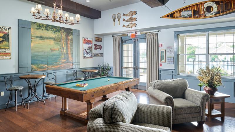 Living room at Bowden Community Center