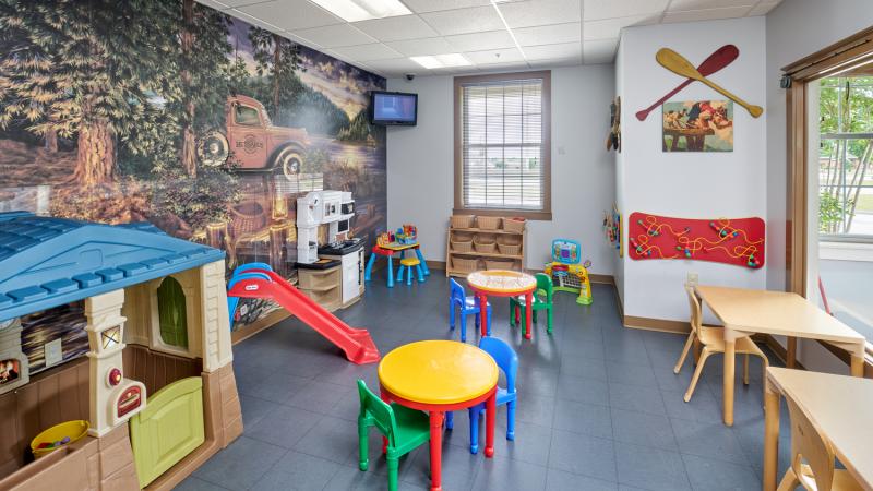 Kid's room at Bowden Community Center