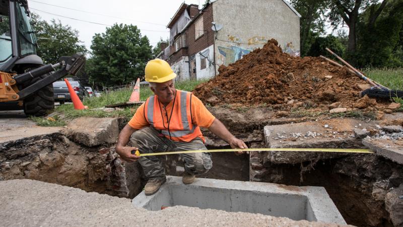 Stormwater Authority of the City of Chester storm drain repair