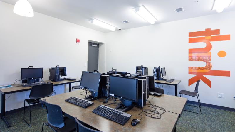 Room with computers