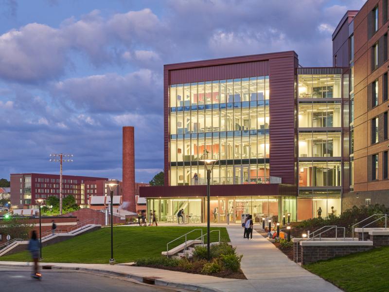 Exterior of an NCCU residence hall