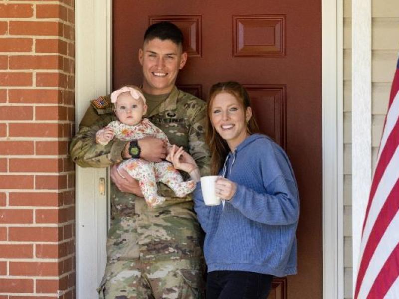 Property management team members focus on making Corvias military housing communities a place that residents are proud to call home. 