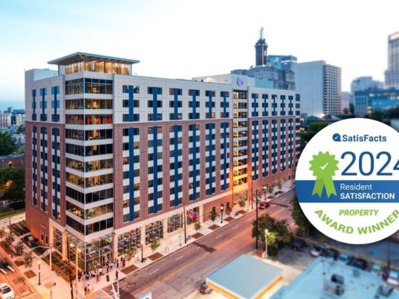 Corvias Property Management was awarded the SatisFacts “Community Award for 2024” for delivering exceptional student housing services at nine Institutions.
