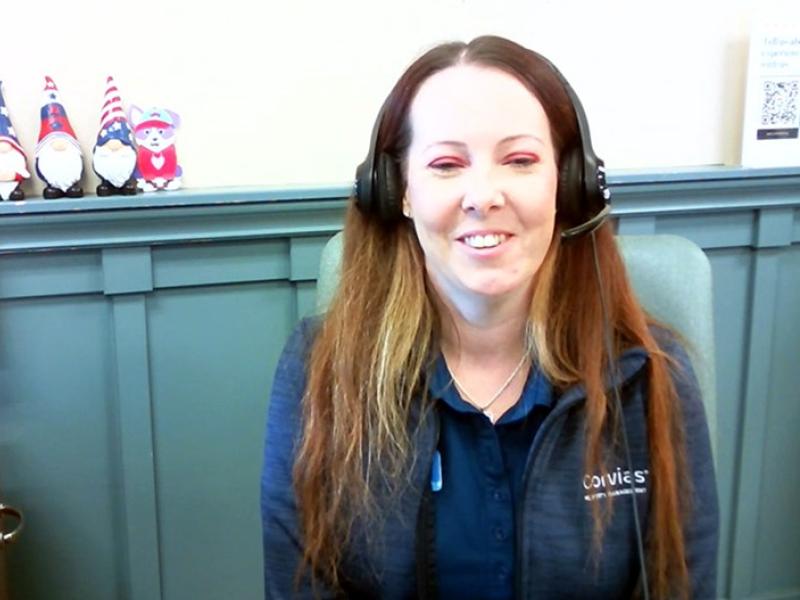 Corvias' Rebekah Mashburn found a way forward when a soldier faced a sudden setback.