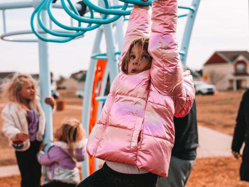 Corvias' youngest residents enjoy the newly opened playground during a grand opening celebration at Fort Sill - bringing play, connection and community to military families.