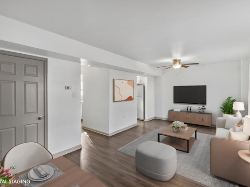 New resilient flooring installed in a Junior Non-Commissioned Officer home at Fort Meade enhances durability, comfort, and long-term performance supporting quality of life for Soldiers and their families.