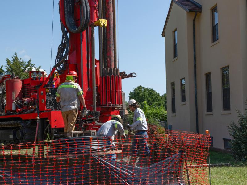 Corvias is upgrading military family housing with energy-efficient geothermal energy systems at Fort Still and other military communities.