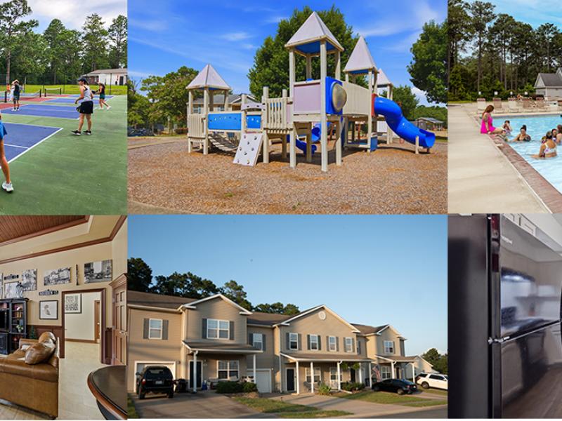 Corvias residents enjoy homes and community amenities, including community centers and neighborhood pools and playgrounds, that support an exceptional living experience 