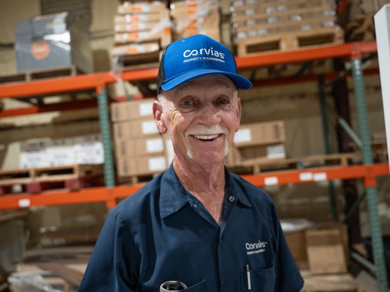 Corvias' Bill Ainsworth draws on a lifetime of appliance repair experience to help serve military families at Fort Polk.