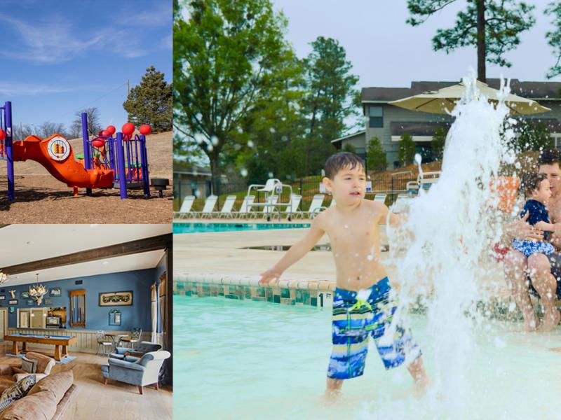 Community Centers, playgrounds, pools and other neighborhood amenities have helped transform military installations and enhance quality of life for military families.
