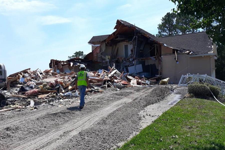 Hurlburt home demolition