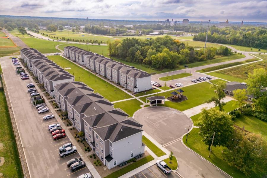 student housing at The Landings at Notre Dame