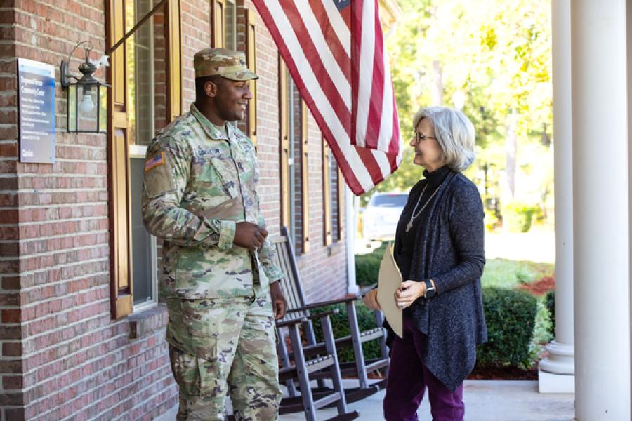 Friendly Customer Service on military base